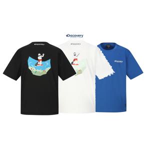 갤러리아 [디스커버리] 메인크루 백그래픽 워터 반팔티 (DXSW75043)