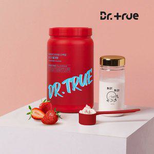 [닥터트루] 초유 산양유 프로틴 담은 리얼 다이어트 식사대용 단백질 쉐이크 딸기맛 750g (카카오 이모...