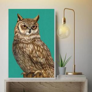 [RG0Q2P4T]부엉이그림 캔버스 41C OWL5 풍수그림 재물운