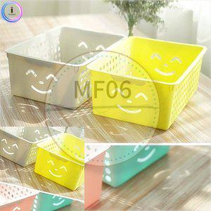 MF06 스마일키즈바스켓 6호 색상랜덤 화장실정리함 장난감바스켓
