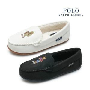 [롯데백화점]폴로랄프로렌 BEAR SLIPPER 겨울 모카신 슬립온 2종택1 RF104390 RF104391