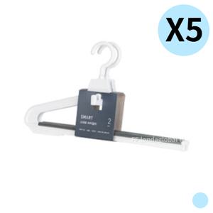 프랑코 논슬립 슬림 바지 치마 옷 걸이 드레스룸 10P