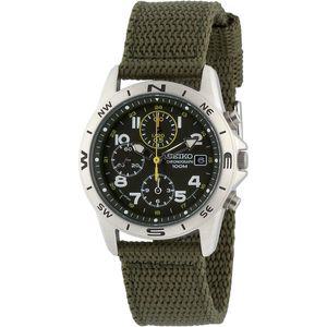 세이코 밀리터리 크로노그래프 손목시계 카키 SEIKO SND377R 일본 정규품