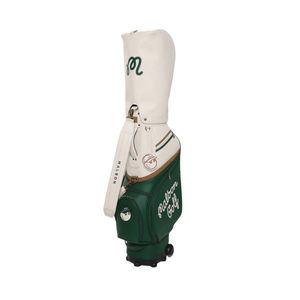 [정품] 말본 골프 트롤리 캐디백 그린 Malbon Golf Trolly Caddy Bag Green 380671
