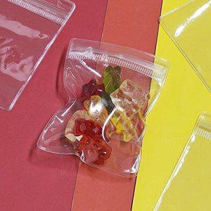 [셀러허브 패션][JHP9SOUU_51CR]포장 반지보관 지퍼백 PVC 악세사리 6X8cm
