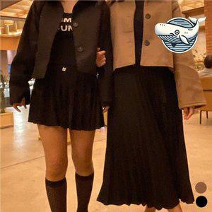 스타일리시 숏 카라 자켓 트렌디한 크롭 코트 (WFGUFVW)