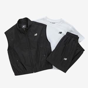 뉴발란스 키즈 조끼 풀집업 3pcs 우븐셋업 B1 NK9YF1211U 19 49