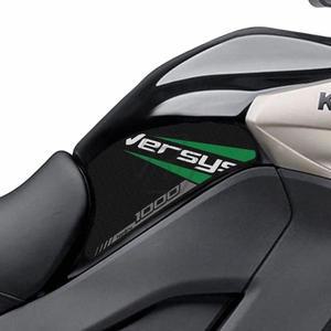 가와사키 VERSYS 1000 용 오토바이 사이드 탱크 패드 보호 무릎 그립 미끄럼 방지 스티커 2016-2022