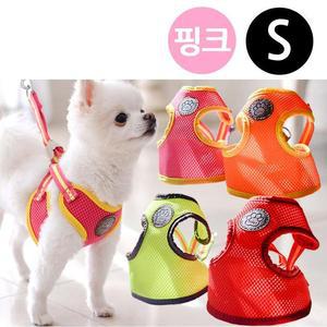 [MENPN75F_52CM]하네스 티티펫 에어매쉬 S 세트 강아지