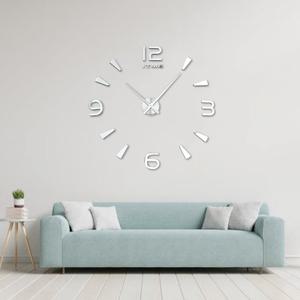 DIY 월데코 붙이는 벽시계 인테리어 벽시계 실버