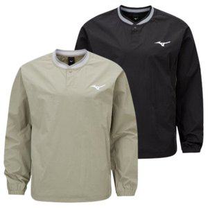 [미즈노](하남점) 24SS 공용 헨리넥 바람막이 피스테 HENLEY NECK PISTE 운동복 32YE402309 32YE402338 2C
