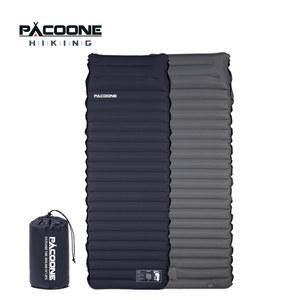 PACOONE 10Cm 두꺼운 슬리핑 패드 초경량 자체 팽창 에어 매트리스 접합 침대 해변 피크닉 매트 캠핑 텐트 쿠션