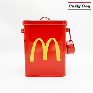 강아지 밥그릇 슬로우식기 물그릇 맥도날드 밥통D