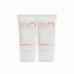 이니스프리 인텐시브 롱래스팅 선스크린 EX 60ml (SPF 50+ PA++++) 2개