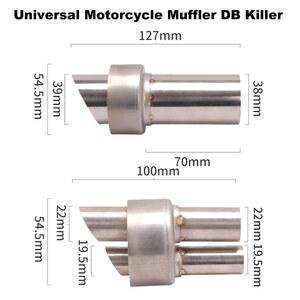 HONDA DB 머플러 오토바이 사운드 소음 스테인레스 스틸 38MM 소음기 배기 이중