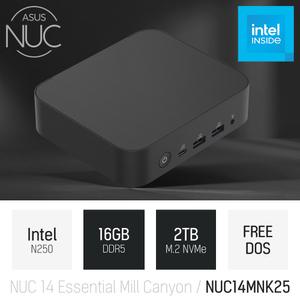 ⓒ ASUS NUC 14 Essential Mill Canyon NUC14MNK25 16GB 2TB / 사무용 인강용 산업용 미니PC