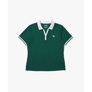 매장정품 디아도라 DIADORA 클래식 테니스 카라 반팔 티셔츠 우먼 GREEN D5222TTS50GND 585364