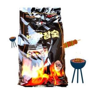 하나리빙 홈베큐 지피니 바베큐 참숯 16kg 1박스 바베큐그릴용 숯