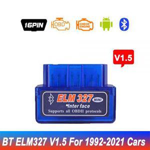 자동차 스캐너 차량 점검기 진단기 ELM327 V 2.1 블루투스 OBD2 V2.1 V1.5 OBD 2 자동 진단 도구 OBDII