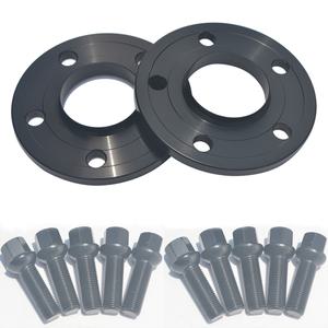 허브스페이스 휠 2pcs 10MM/12MM 5x4.45x112 긴 스레드가 스페이서 메르세데스 벤츠 호환 용 14x1.5 볼 볼