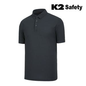K2 SAFETY 남성 스판 카라 반팔티 냉감 폴로티 