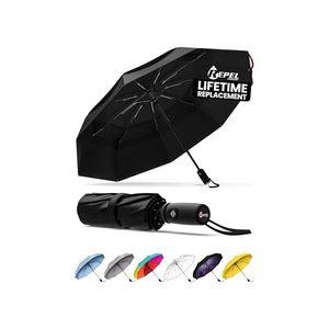 Repel Umbrella 강풍에도 안심 경량  내구성 접이식 우산 원터치 자동 개폐 발수 가공 남성 여성용 컴팩트 설계 통근 통학 여행 접이식 우산