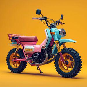오프로드 미니바이크 125cc 몽키 산악 초보자