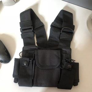 안전복 작업용 무전기 공구 워키토키 배달 안전 스타일 근무복 블랙 정비 무전기조끼