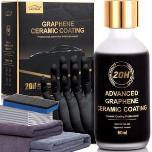 자동차 오토바이 및 보트용 20H 그래핀 세라믹 코팅 자가 청소 효과 초고광택 장기 보호 60mL 디 키트
