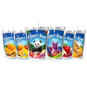카프리썬~200ml x 10팩 (1박스) /오렌지,사파리,사과,오렌지망고,정글,펀알람