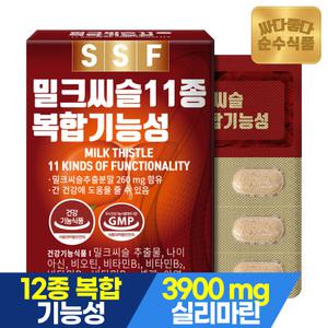 순수식품 밀크씨슬 실리마린 1개월분(30정) 간건강 밀크시슬 11종복합기능성 아연 셀렌 엽산 비오틴