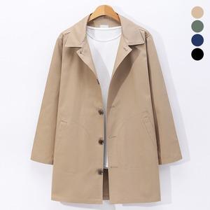 [후앙스]싱글버튼 트렌치 맥코트 SHJK5054