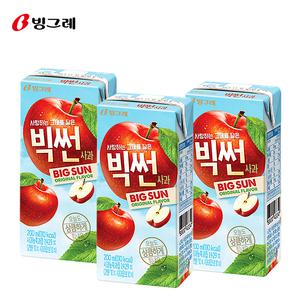 빙그레 빅썬 사과 200mlx24팩(1box)/사과주스/멸균