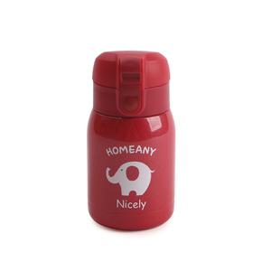홈애니 원터치 보온보냉병, 200ml, 레드, 1개