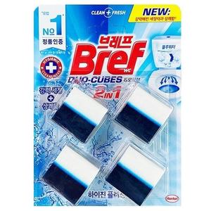 브레프 듀오 큐브 하이진 플러스 50g 4입x3개