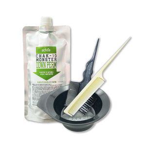 세리 아초아 착10 몬스터 다운펌 300ml + 염색볼+염색붓+꼬리빗