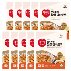 CJ 이츠웰 프리미엄 찹쌀 꿔바로우 1kg x 10봉