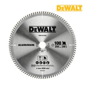 디월트 DWA102100A 알루미늄 원형톱날 250mm100T 2.4t
