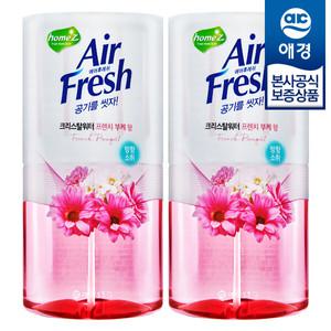 애경ST 홈즈 에어후레쉬 크리스탈워터 방향소취제 400ml x2개