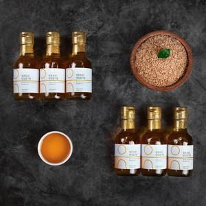 정준호 양심 참기름 150ml x 6병+양심 참깨박 450g x 2개