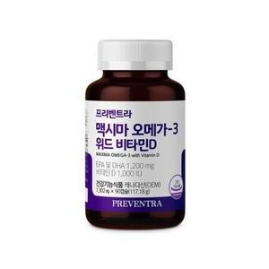 프리벤트라 맥시마 오메가3 위드 비타민D 1302mg 90캡슐