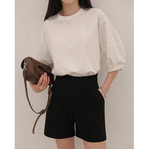 [시크폭스] 로하트 퍼프소매 티셔츠