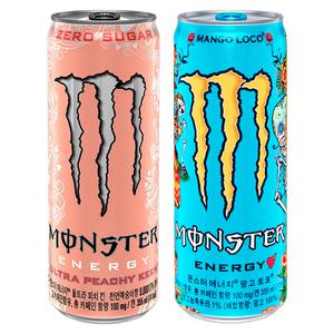 몬스터 에너지 355ml 피치 킨x12캔+망고로코x12캔