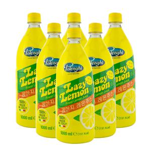 레이지 레몬즙 1000mlX6 [솔리몬레몬즙125ml 1병 증정]