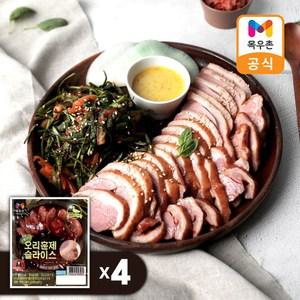[목우촌]오메가3 오리훈제180g x4팩