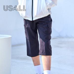 유솔 ULTA24403 남아 7부 우븐 카고 바지 _애플아울렛