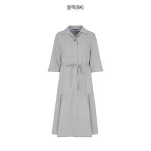 [롯데백화점]올리비아하슬러 잔체크셔츠프릴원피스 DMOP101