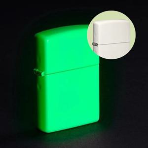 [롯데백화점]신명글로빅스 ZIPPO 49193 Classic Glow In The Dark 글로우 인더 다크 매트 야광 ZPK1MA058