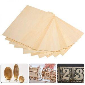 합판 집 배 공예 모델용 나무 판 A4 발사 목재 시트 DIY 300x300mm 450x300mm 2mm 5 개 10