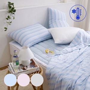 플로라 디핑쿨 냉감 여름 차렵이불 단품 및 세트 S/SS,Q,K